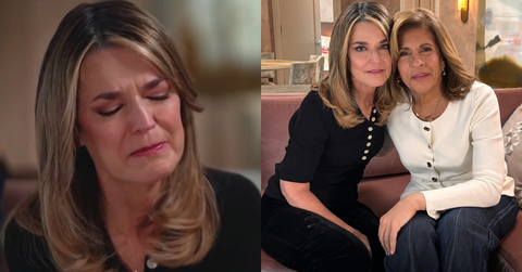 Savannah Guthrie with Today co-host Hoda Kotb.