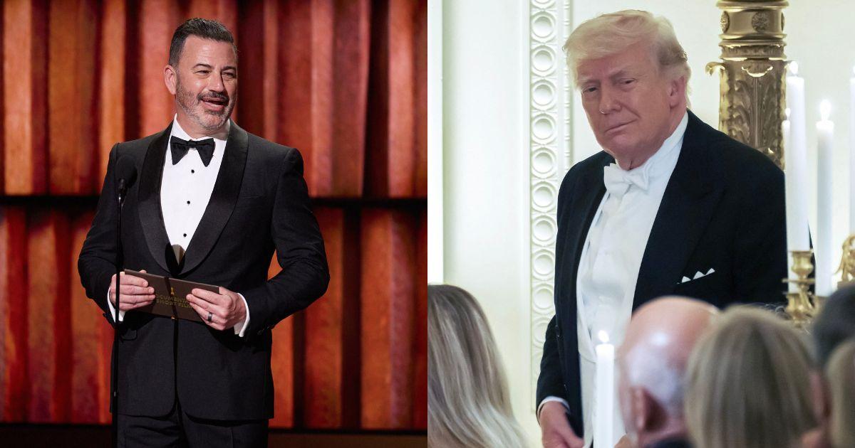 Jimmy Kimmel and Donald Trump