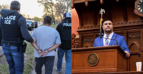 A Bridgeport father was arrested by Immigration and Customs Enforcement (ICE) agents.